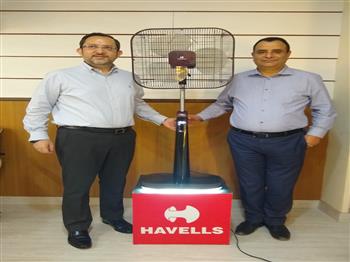 L-R Mr. Ravindra Singh Negi, President – Electrical ConsumerDurables, Havells India Ltd with Ravinder Mantoo, Branch Head Punjab and Greater Punjab.